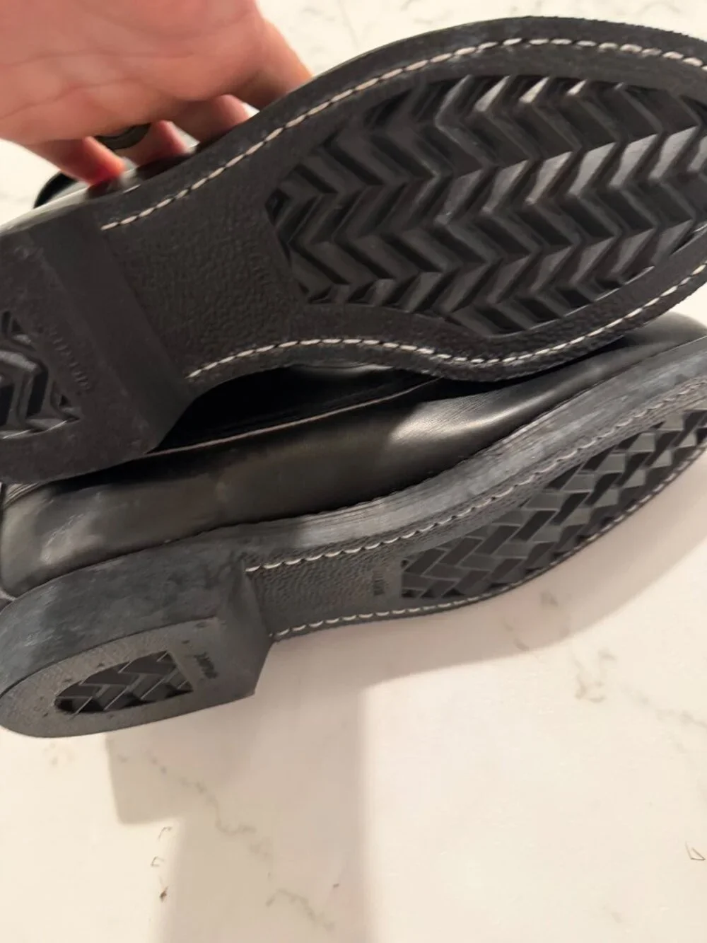 NEW black Aviator boots